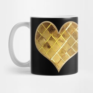 Heart - golden glitz Mug